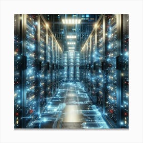 Data Center 8 Canvas Print