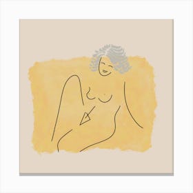 Nude Woman Stampe su tela