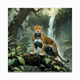 Majestic Jaguar Canvas Print