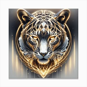 Golden Tiger Canvas Print