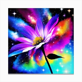 Galaxy Flower 4 Canvas Print