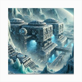 A Highly Detailed Sci Fi Depiction Of Hidden Stron Canvas Print