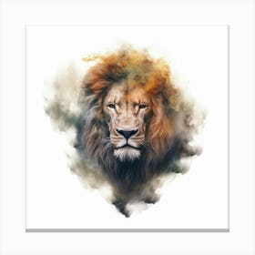 Lion Head Canvas Print