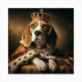 Beagle King 1 Canvas Print