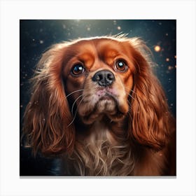 Portrait Of A Dog 2 Canvas Print