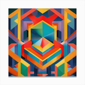 Geometric Pattern 1 Canvas Print