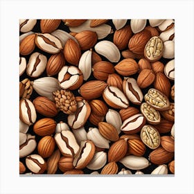 Nut And Nutmeg Canvas Print