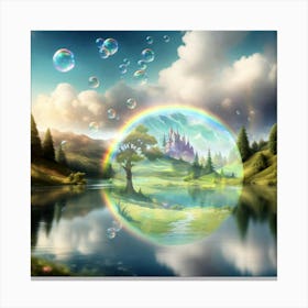 somewhere under the rainbow Canvas Print