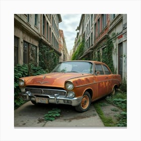 Abandoned Car 2 Canvas Print