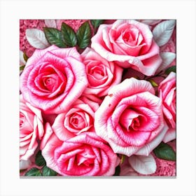 Pink Roses 2 Lienzo