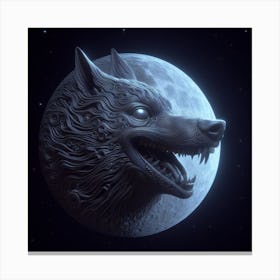 Wolf Moon Canvas Print