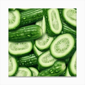 Cucumbers 12 Canvas Print