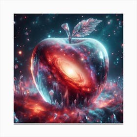 Transparent apple Canvas Print