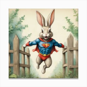 Super Bunny 9 Canvas Print