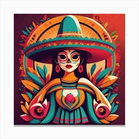 Day Of The Dead 49 Canvas Print