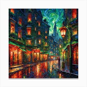 Paris At Night Canvas Print