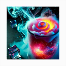 A Close Up Of Nebula Nectar, A Sweet, Glowing Dr Canvas Print