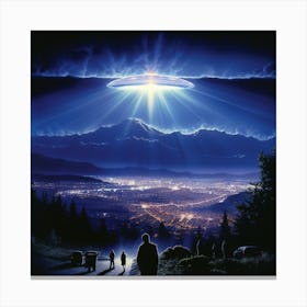 Aliens In The Sky Canvas Print