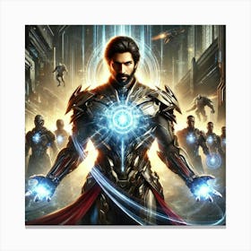 Icarion Sorath Ashheart Leadership Aura Sci Fi Canvas Print