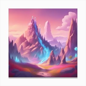 ROCK CANDY MOUNTAIN Canvas Print