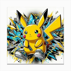 Pokemon Pikachu Canvas Print