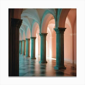 Pillars Stock Videos & Royalty-Free Footage Canvas Print