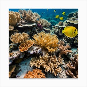 Default Want A Picture Of The Coral Reef At Sunset 2 Canvas Print