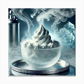 A Futuristic Dessert Called The Vanguard S Breath, Canvas Print