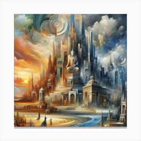 Cityscape 1 Canvas Print