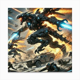 Hybrid Assault Beasts Fast Pace Assault Iron Commonwealth Canvas Print