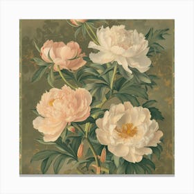 Peonies 11 Canvas Print