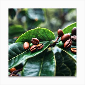 Coffee Beans On A Tree 32 Canvas Print