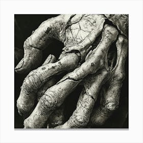 Hands Of The Dead Canvas Print