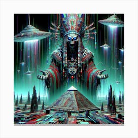 Egyptian God Canvas Print