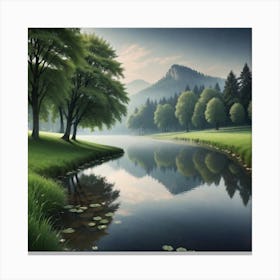 Landscape Painting 58 Canvas Print