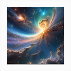 Galaxy In Space 2 Canvas Print