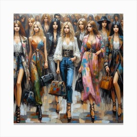 Fashion Show Canvas Print