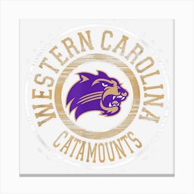 Western Carolina Catamounts Showtime Canvas Print