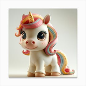 Little Unicorn 20 Canvas Print