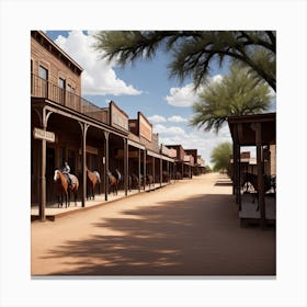 Old West Town 6 Canvas Print