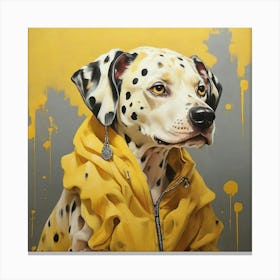 Dalmatian art Canvas Print