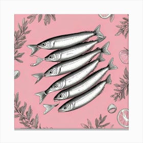 Sardines Canvas Print