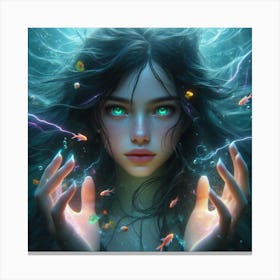 Mermaid 30 Canvas Print