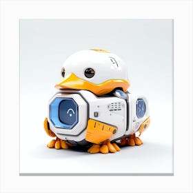 Robot Duck Canvas Print