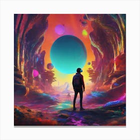 Psychedelic Painting Canvas Print