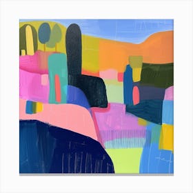 Abstract Park Collection Castle Park Bristol 2 Canvas Print