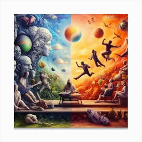 'Multiverse' Canvas Print