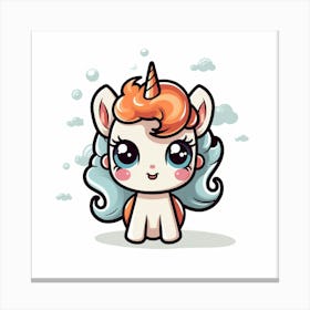 Cute Unicorn 42 Canvas Print