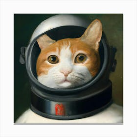 Astronaut Cat Canvas Print