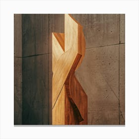 Abstract Sculpture Canvas Print